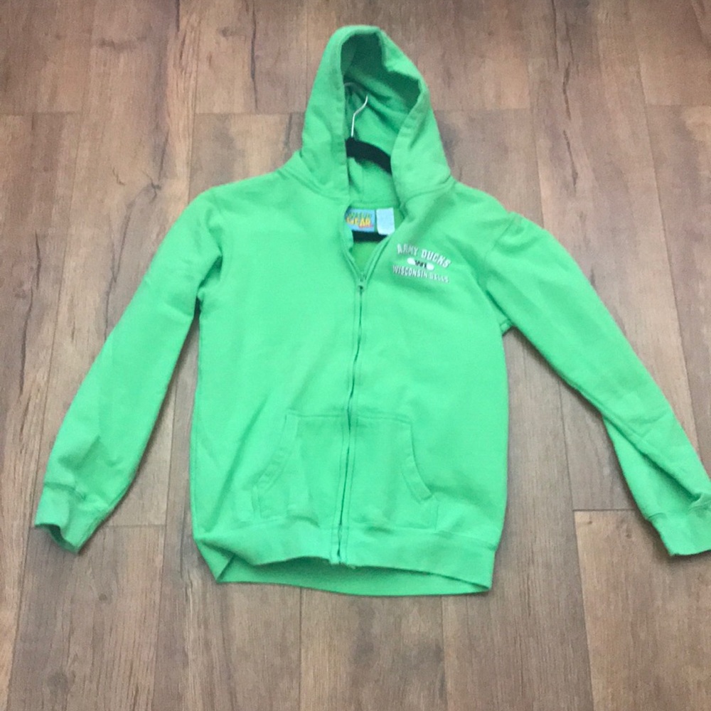 Ducks from Wisconsin sweater
